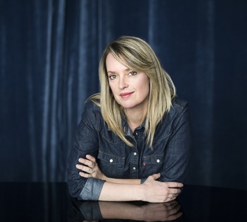 Portrait de Aurelie Valognes realise a Paris le 15 avril 2024 a l'hotel Vernet